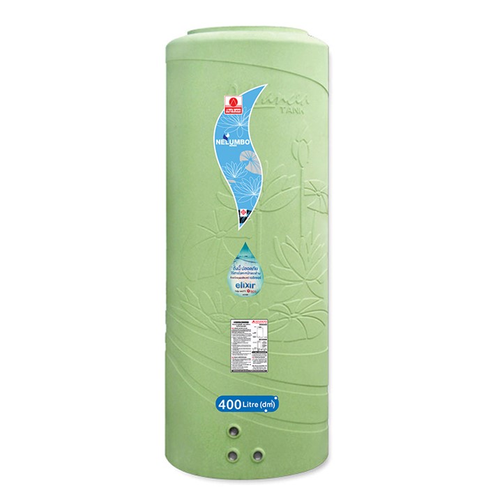 ถังเก็บน้ำบนดินPE Elixir ADVANCE NELUMBO รุ่น NLS400 **แถมลูกลอยฟรี**