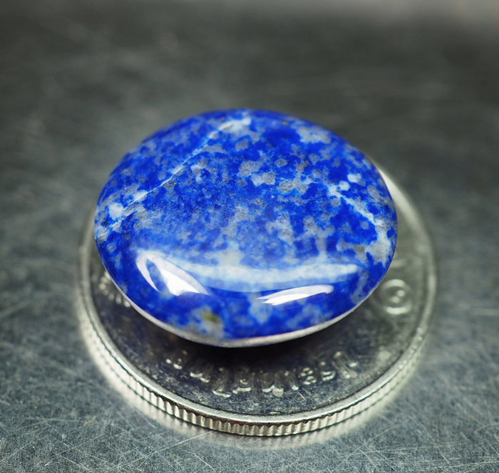 ลาพิส ลาซูลีสีฟ้า (Blue Lapis Lazuli) 12.70 กะรัต