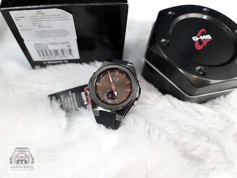 CASIO G-MS นาฬิกาข้อมือ นาฬิกากันน้ำ นาฬิกาของแท้ ประกันศูนย์ CMG 1 ปี รุ่น MSG-C150G-1A