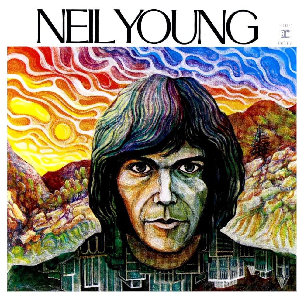 Neil Young – Neil Young / GERMANY / แผ่นด้านสกรีนมีคราบสติ๊กเกอร์ / แผ่นดี