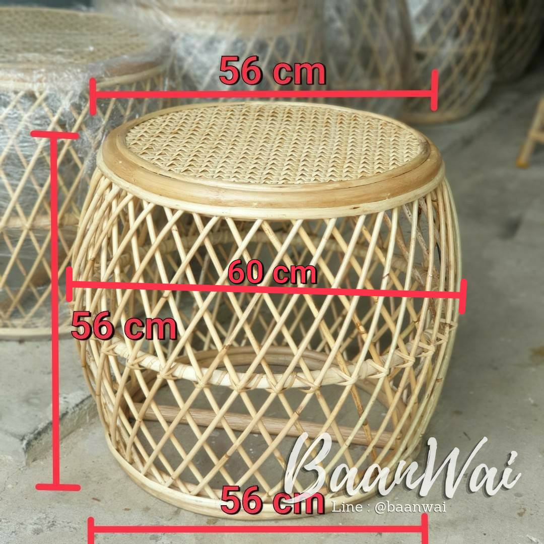 โต๊ะหวายแท้