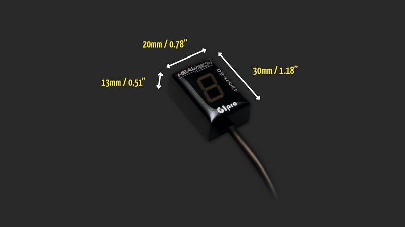 ไฟบอกเกียร์ (Gear Indicator) - Healtech สำหรับ Ducati street fighter 848, 1098