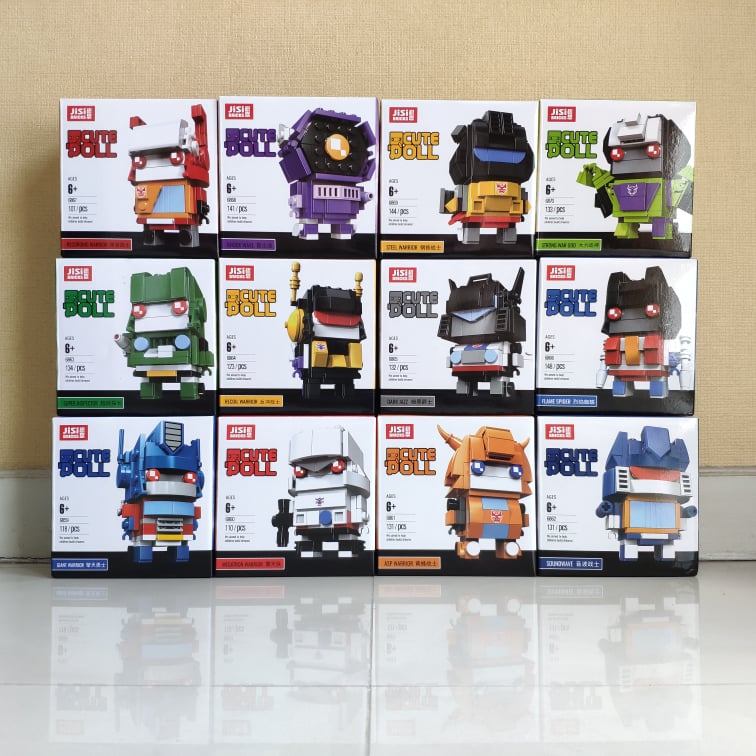 เลโก้จีน JiSi Bricks 6859-6870 ชุด Cute Doll Transformers