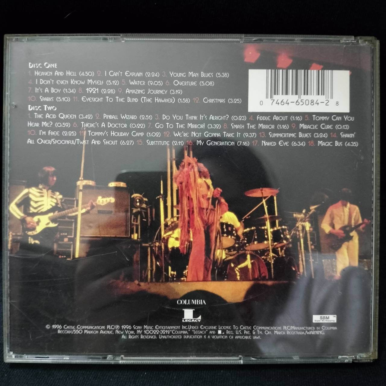 The Who – Live At The Isle Of Wight Festival 1970 / USA / 2CD / ปกในมีจุดเหลือง / แผ่นดี