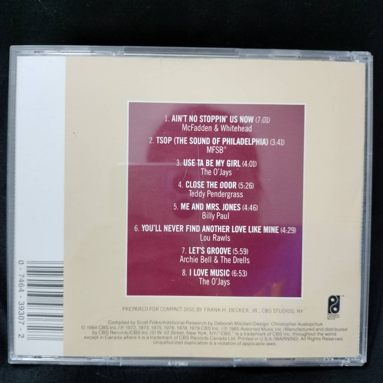 Various – Ten Years Of # 1 Hits (A Decade Of Hits - Philly International's Greatest) / JAPAN / แผ่นดี