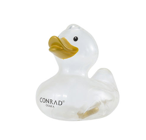 ลูกเป็ดลอยน้ำ,เป็ดยางลอยน้ำ,เป็ดยาง,สกรีนโลโก้,ขนาด14*11*12cm