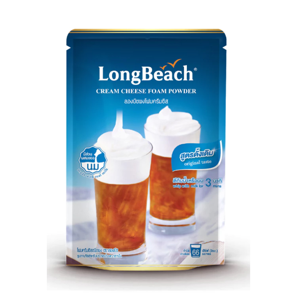 Longbeach โฟมครีมชีส ชนิดผง ตรา ลองบีช ขนาด 400 กรัม (05-6740)