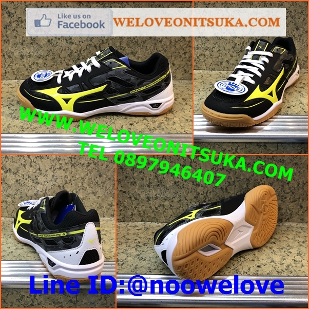 Mizuno Wave Kaiserburg 6 ยอดรองเท้าตีปิงปอง รุ่นยอดนิยม หรูหรา สีสวย นุ่มใส่สบายเท้า เบา น่าใช้ 81GA202045
