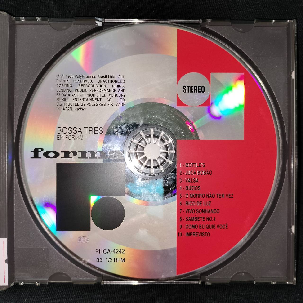 Bossa Três – Em Forma! / JAPAN / แผ่นดี / มี Obi