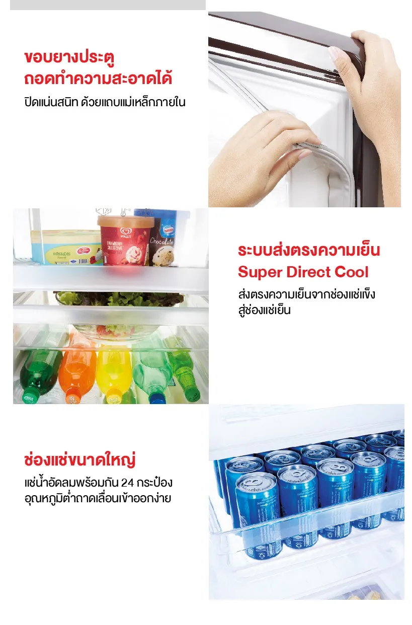 ตู้เย็นโตชิบ้าTOSHIBA GR-C149 ความจุขนาด 5.2 คิว