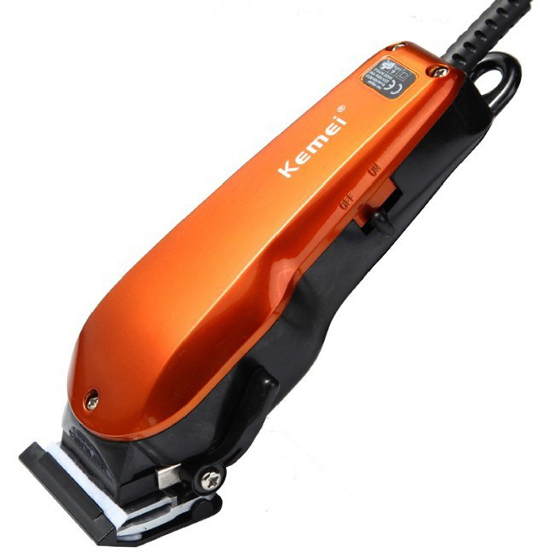 Kemei-9012 ปัตตาเลี่ยนแบบมีสาย สำหรับช่างตัดผมมืออาชีพ หัวตัดสเตนเลส