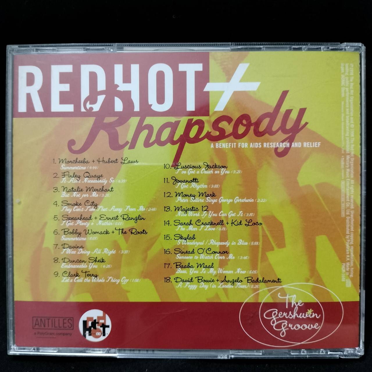 Various – Red Hot + Rhapsody (The Gershwin Groove) / JAPAN / แผ่นสภาพนางฟ้า