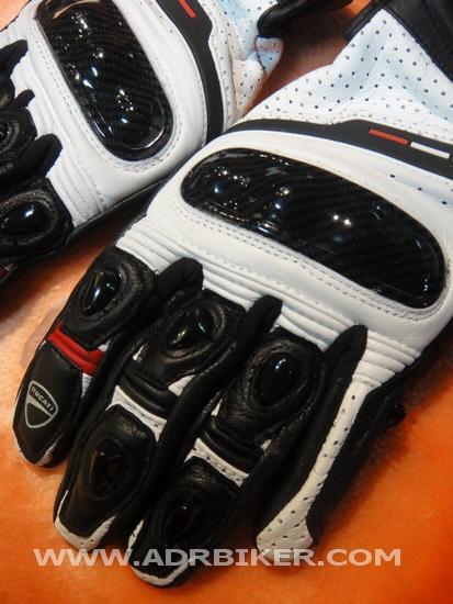 ถุงมือหนังแท้ผสมเนื้อผ้า รุ่น DUCATI DIAVEL\'14 by REV\'IT