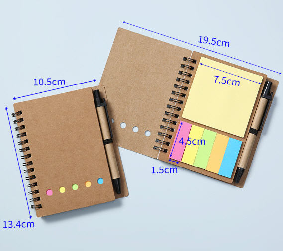 สมุดสันห่วง,กระดาษโน๊ต+ปากกา,สมุดโน๊ต,Post-it,โพสอิท