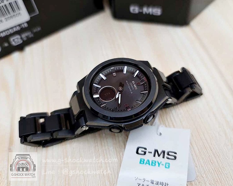 CASIO G-MS นาฬิกาข้อมือ นาฬิกากันน้ำ นาฬิกาของแท้ ประกันศูนย์ CMG 1 ปี MSG-W200CG-1AJF