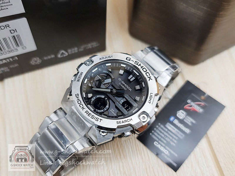 CASIO G-SHOCK นาฬิกาข้อมือ นาฬิกากันน้ำ นาฬิกาของแท้ ประกันศูนย์ CMG 1 ปี รุ่น GST-B400D-1