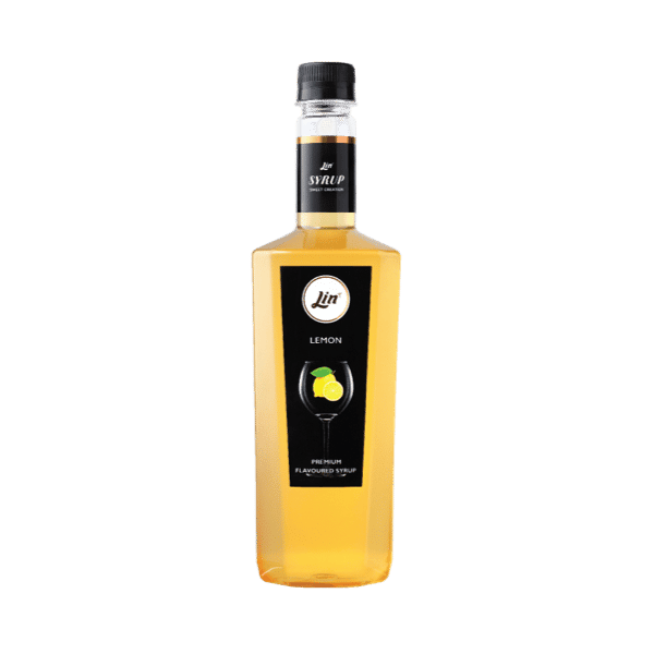น้ำเชื่อมกลิ่นเลมอน ตรา ลิน 750 ml. Lin Lemon Flavored Syrup 750 ml. (05-1493)