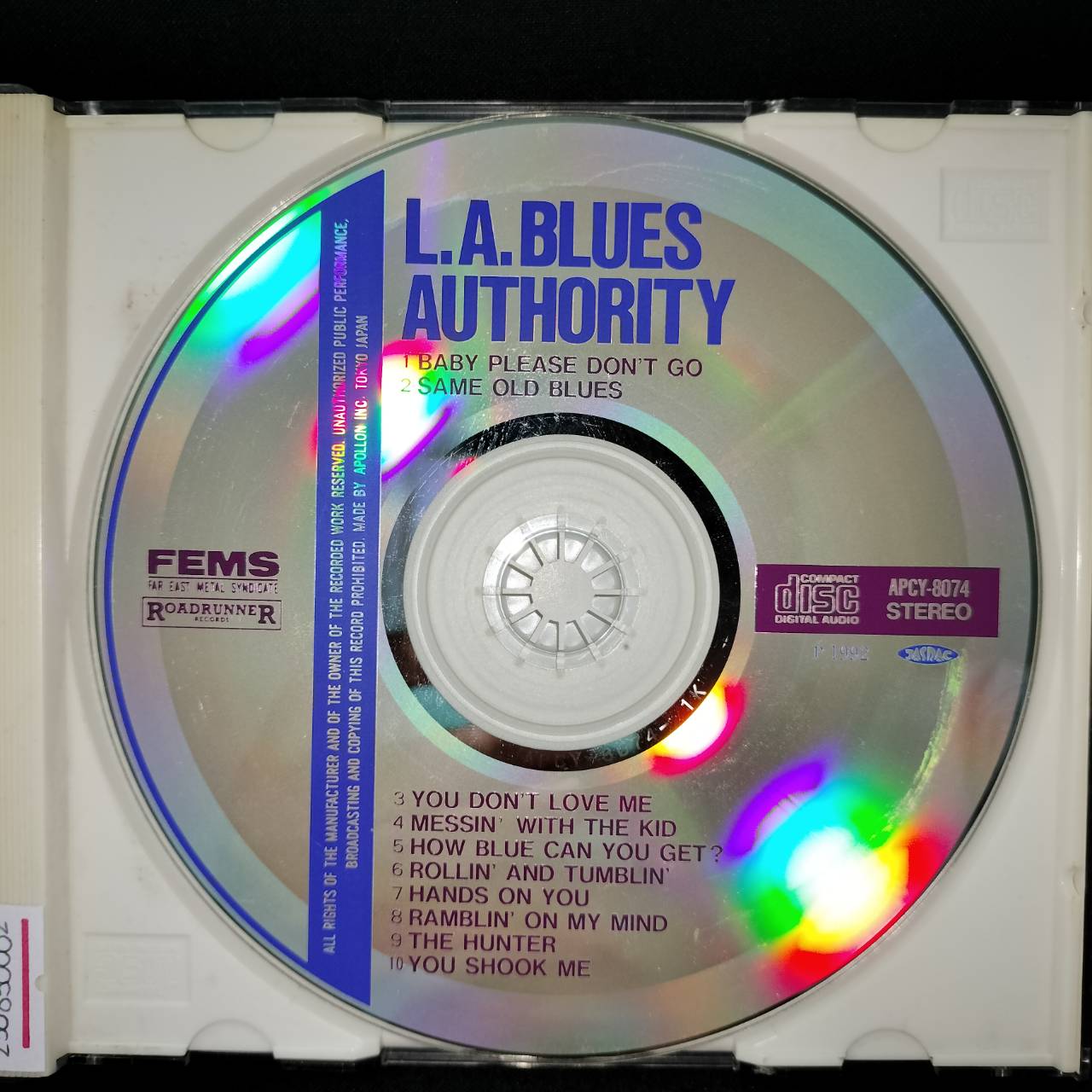 Various – L.A. Blues Authority / JAPAN / มีรอยบ้าง / มี Obi(ยับบ้าง)