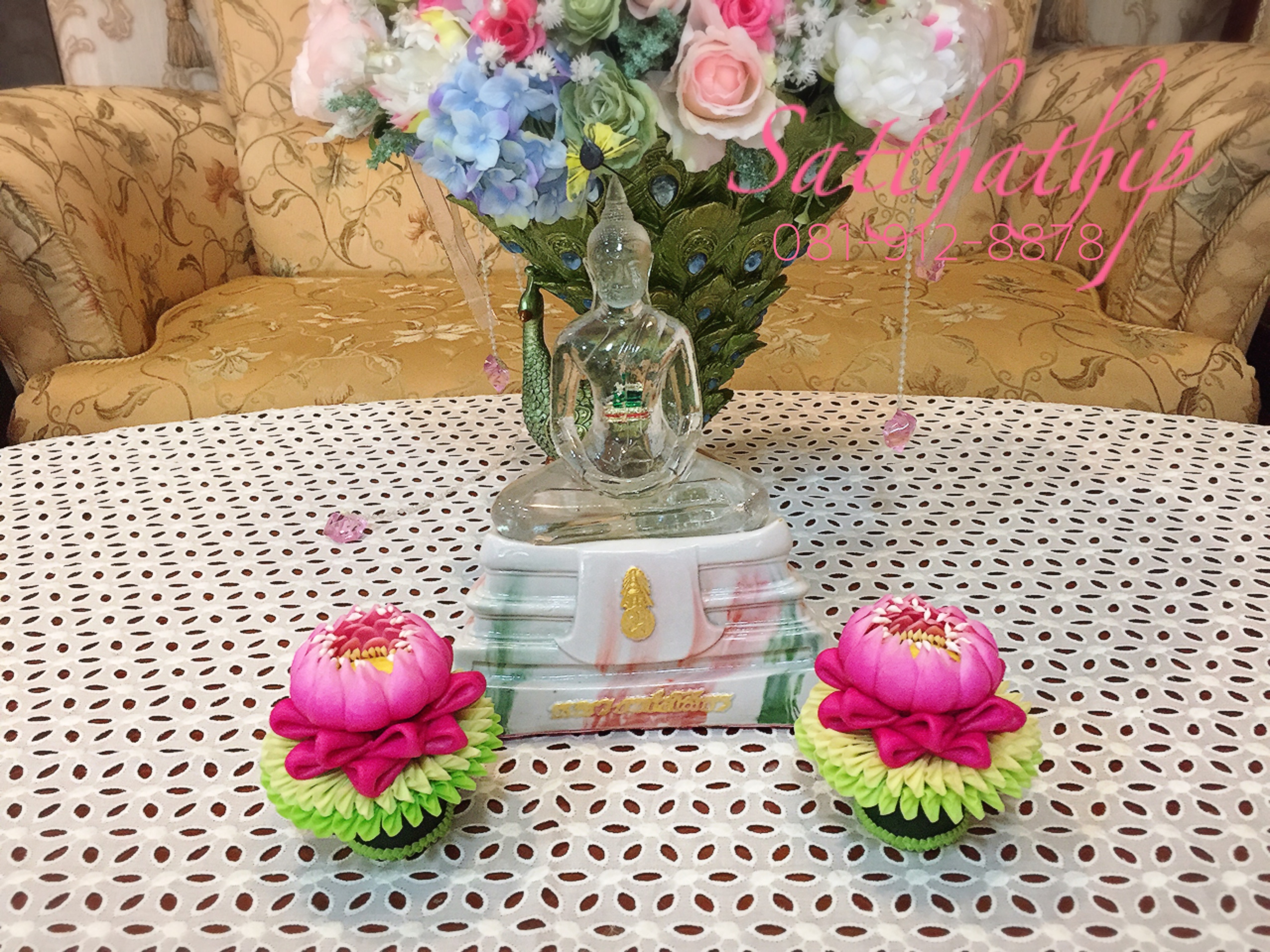 ถาดบัว ประดิษฐ์จากดิน - ฐานบัว ประดิษฐ์จากดิน - พานบัว ประดิษฐ์จากดิน - ถาดบัวดินปั้น - ฐานบัวดินปั้น - พานบัวดินปั้น -Tray