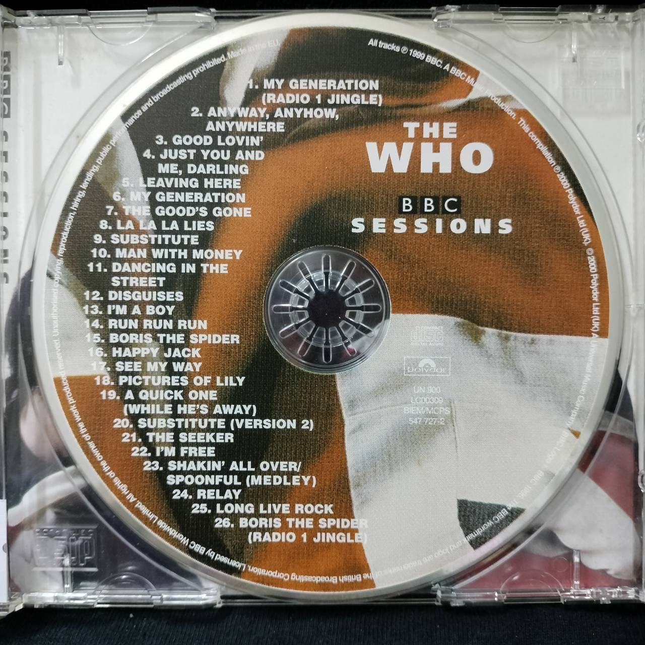 The Who – BBC Sessions / EU / ปกมีจุดเหลือง / แผ่นสวย