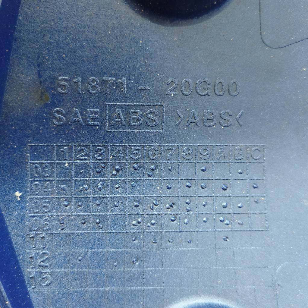 51871-20G00-394 ฝาครอบแตร(สีน้ำเงิน) FD125XSDK06(EX) อะไหล่แท้ SUZUKI