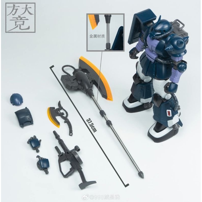 FANG DAJING - 1/72 UNICORN + ZAKU BLACK TRI STAR