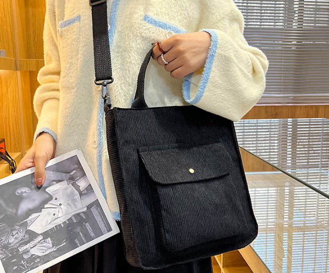 กระเป๋าผ้าลูกฟูก