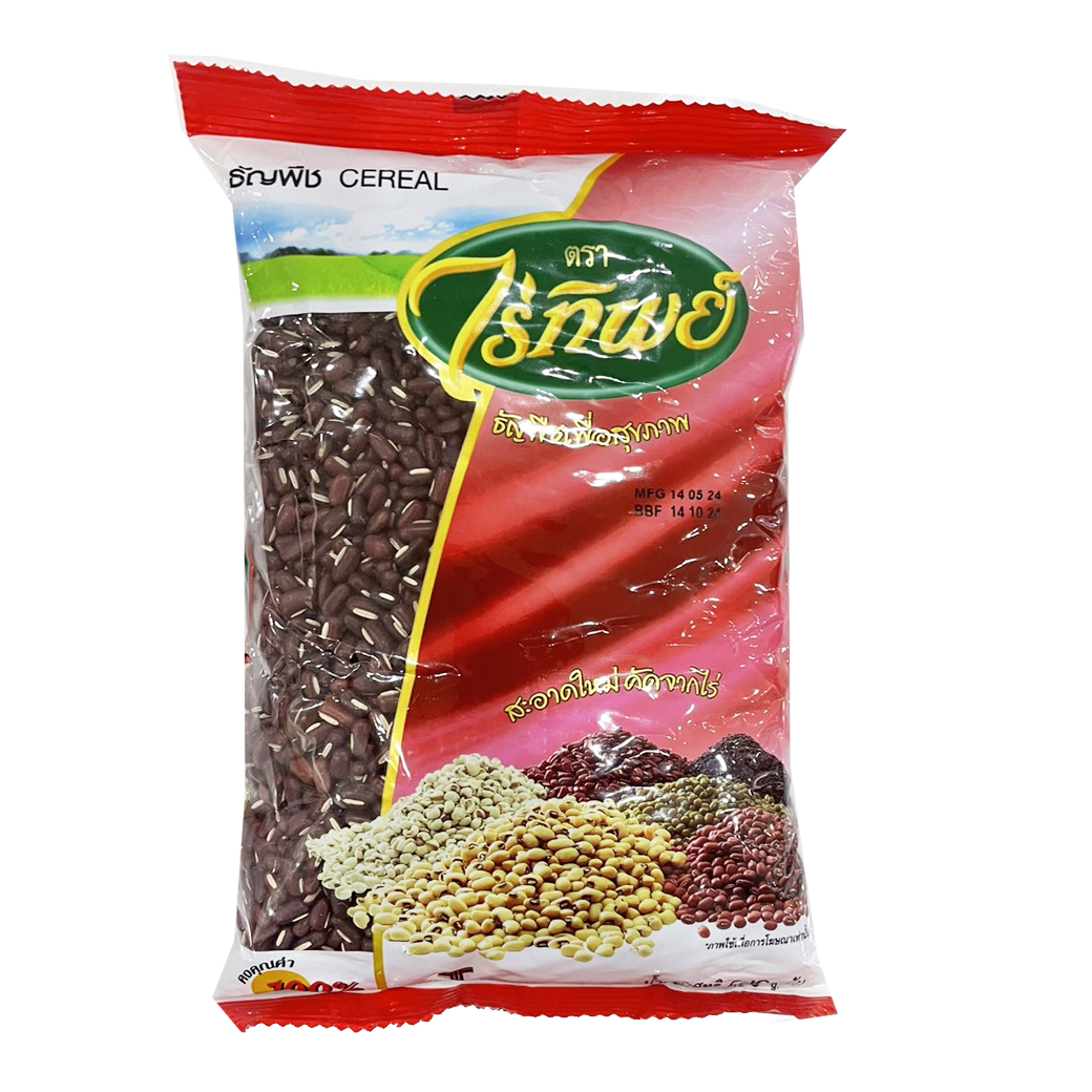 ถั่วแดงเล็ก (นางแดง) ตราไร่ทิพย์ ขนาด 500 g. Rai Thip Red Beans 500 g. (08-8028)