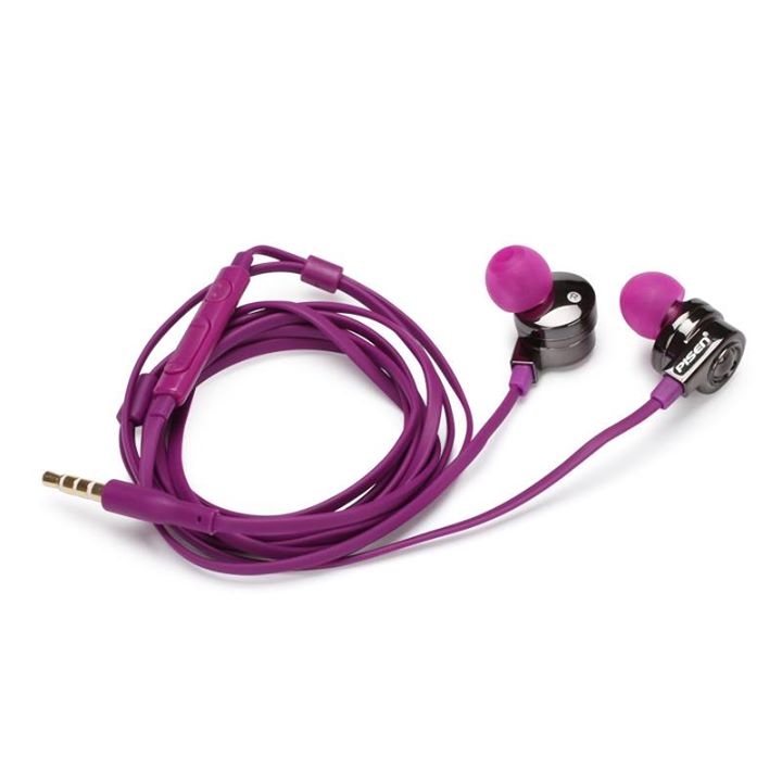 PISEN หูฟังไฮไฟ 2 in 1 ทั้งโทรศัพท์และฟังเพลง G105 ขนาด 3.5 มม. สายแบนนุ่มยาว 80 ซม. ไม่พันกัน ปุ่มปรับระดับเสียง ระบบ Dynamic drive เนื้อเสียงต้นฉบับที่สมดุล ออกแบบตามหลักสรีรศาสตร์สวมใส่แนบสนิทกับหูสวมใส่สบาย สำหรับ iPhone7 / 6 / 6s / 6 Plus / 5 / 5c /