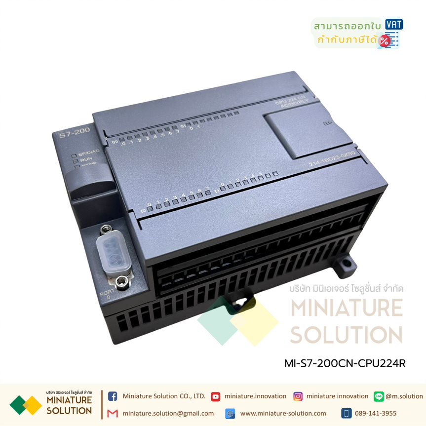S7-200 CN PLC โมดูล รุ่น CPU224RXP AC/DC/RLY PLC relay output DI14 DO10 220AC Supply 214-1BD23-0XB0