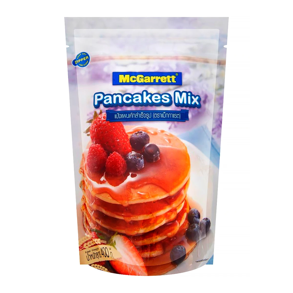 McGarrett ฺฺPancake Mix 400 g. แม็กกาเร็ต แป้งแพนเค้กสำเร็จรูป 400 กรัม (01-8282)