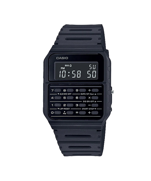 CASIO นาฬิกาข้อมือ นาฬิกากันน้ำ นาฬิกาของแท้ ประกันศูนย์ CMG 1 ปี รุ่น CA-53WF-1B