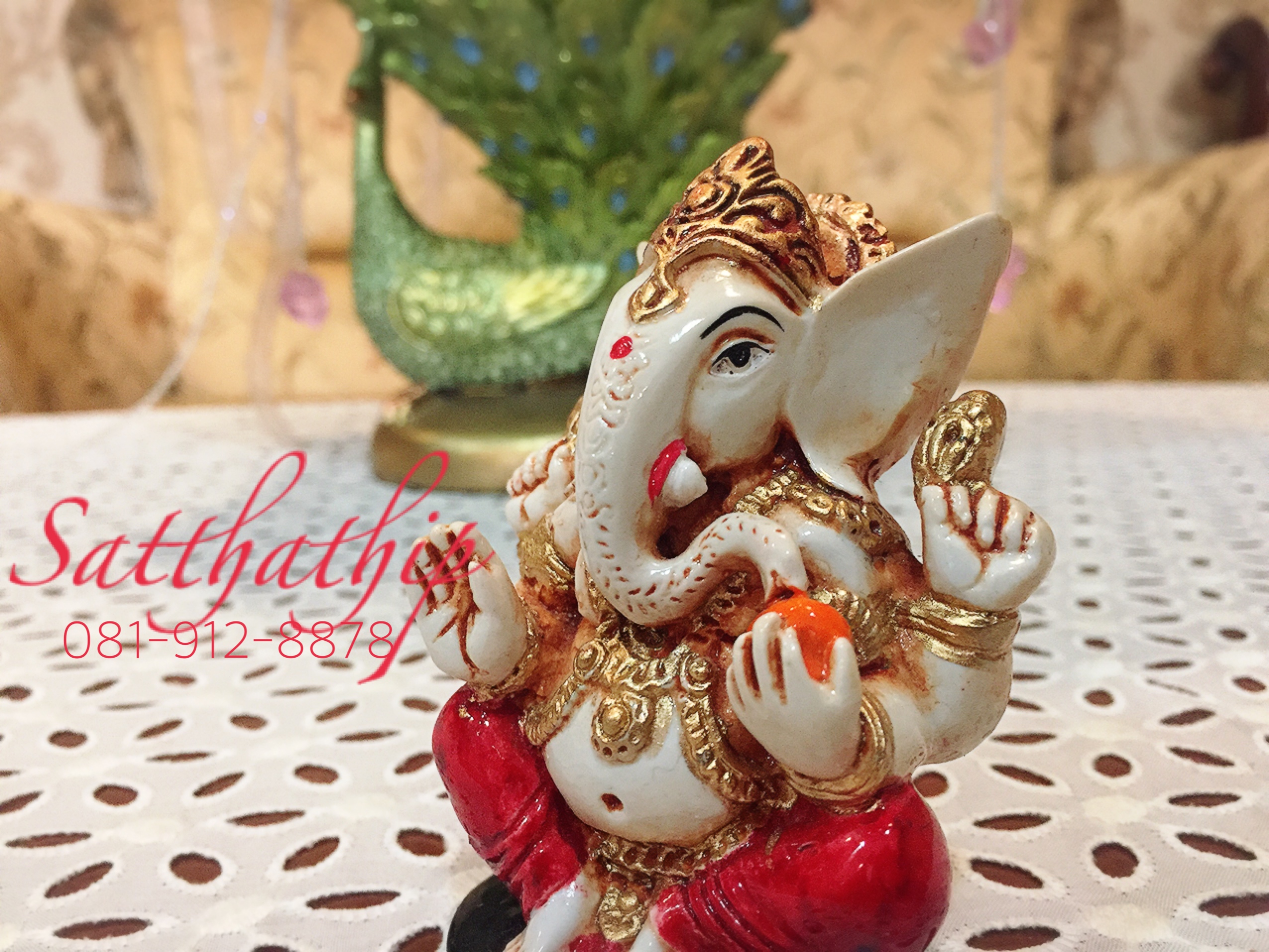 [สินค้าหมด - sold out***] พระพิฆเนศ ปางประทานพร (เซรามิก) - Ganesha: Lord of Success