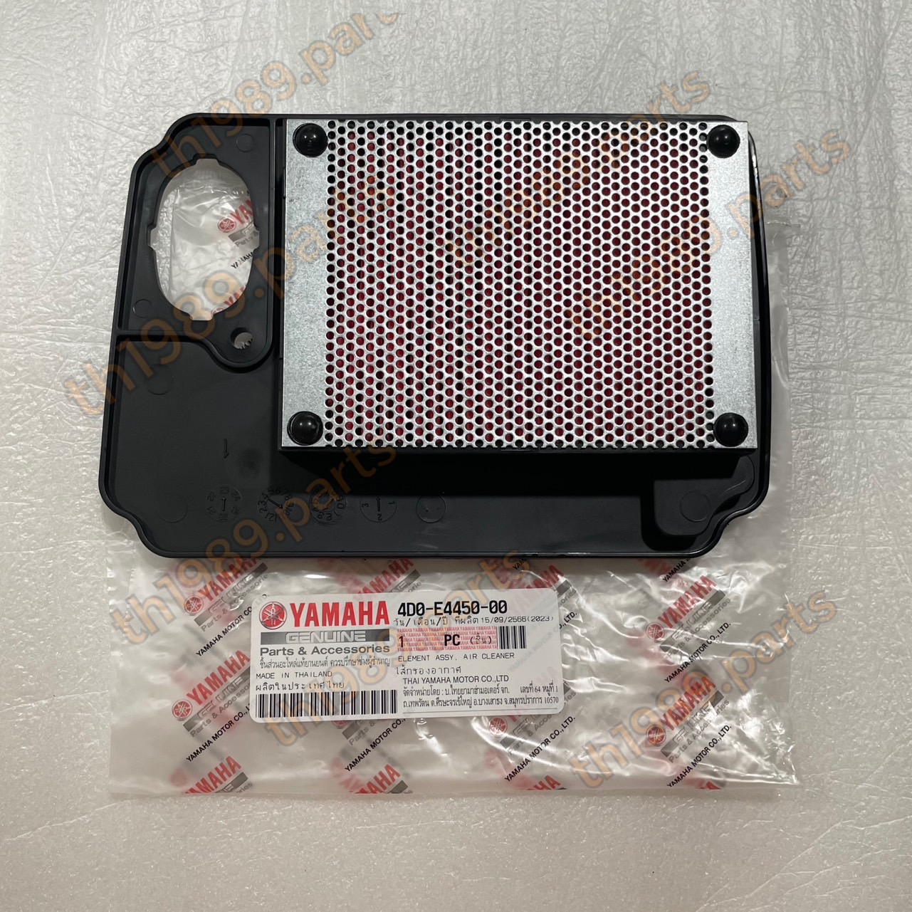 4D0-E4450-00 ไส้กรองอากาศ FINO คาร์บู , FINO คาร์บูเกจ์แยก , MIO MX , MIO ZR ไส้กรองมีโอตาโต มีโอ2ตา อะไหล่แท้ YAMAHA