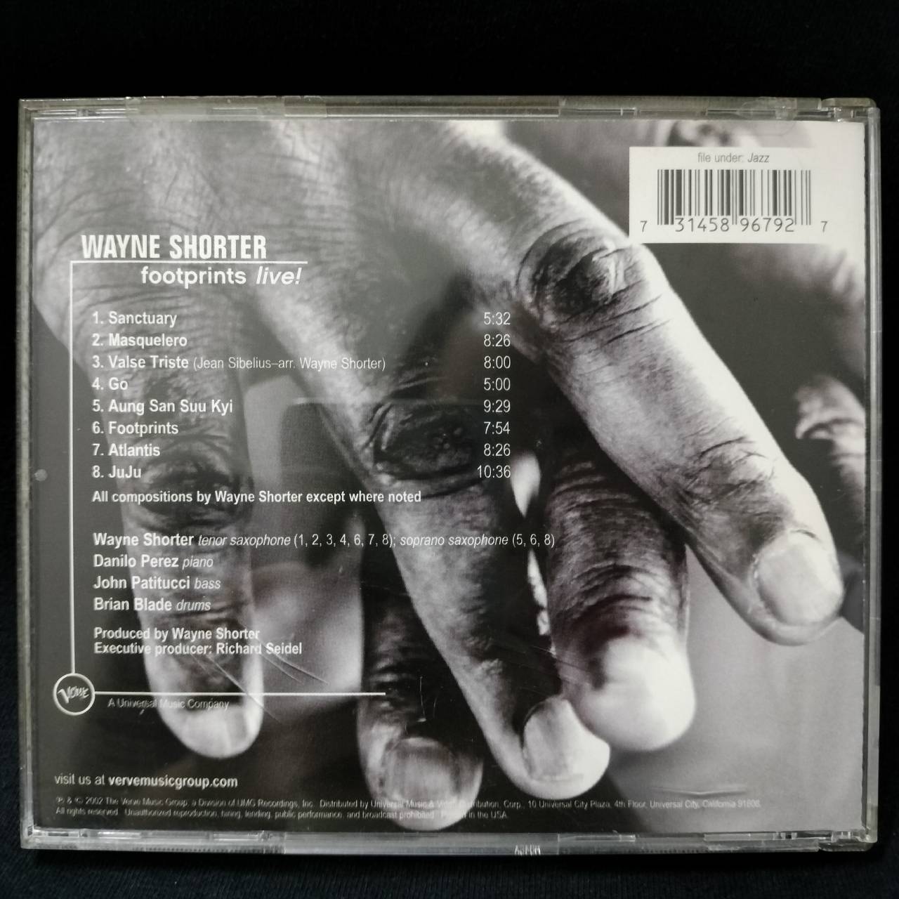 Wayne Shorter – Footprints Live! / USA / ปกมีคราบเก่าเก็บ / มีรอยบ้าง