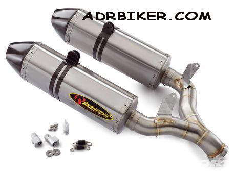ท่อ Akrapovic ทรง HEX สำหรับ KTM super duke 2005-2011 (For Exhibition only)