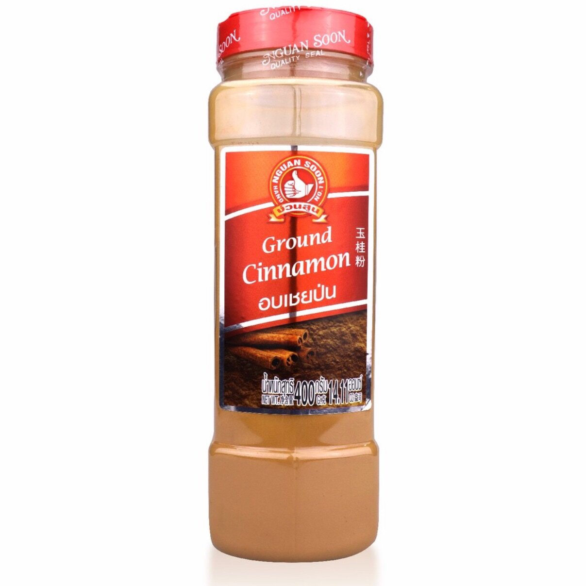 อบเชยป่น ตรามือ บิ๊กแพค No.1 Hand Brand Cinnamon Powder 400 g. (05-1385)