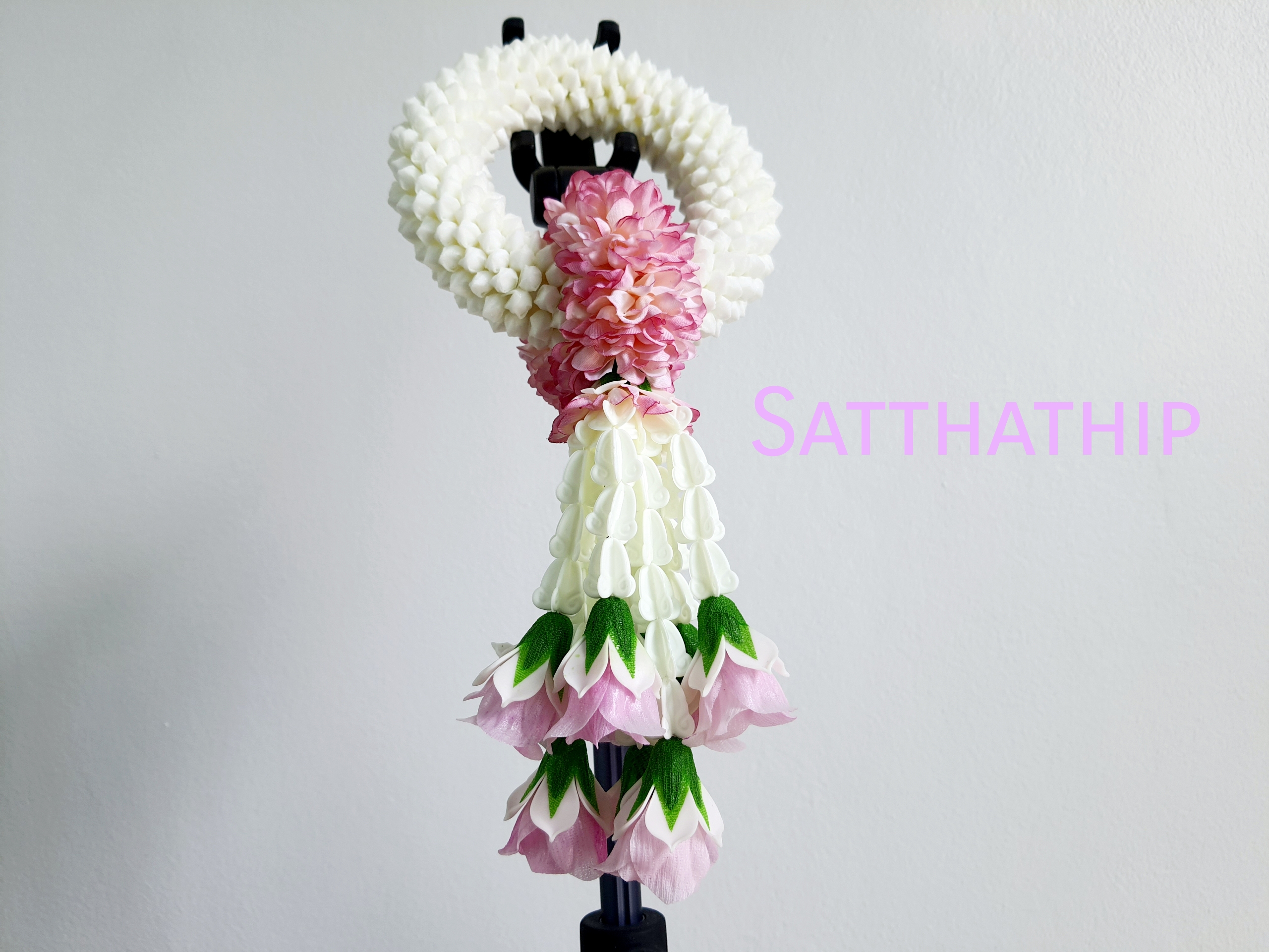 พวงมาลัยดอกพุดประดิษฐ์ - พวงมาลัยประดิษฐ์ - Artificial Garland