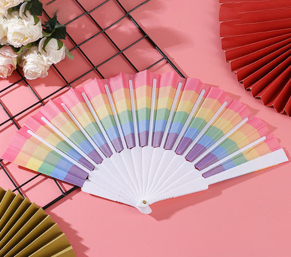 พัด,พัดสีรุ้ง