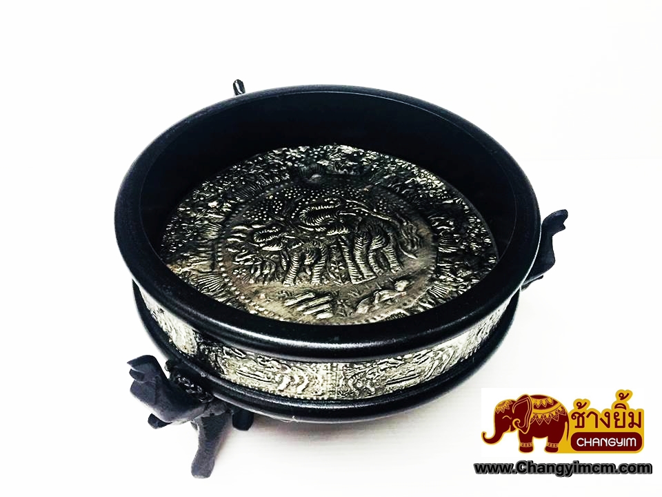 ที่เขี่ยบุหรี่ช้างชูงวง ( มีฐาน )