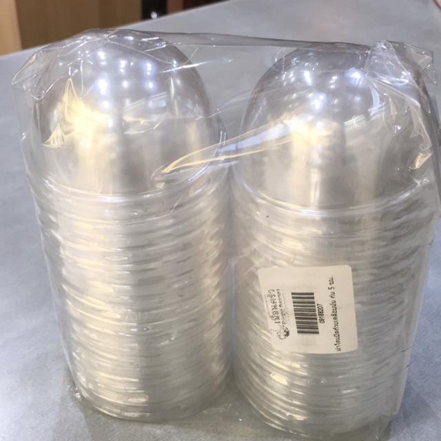 ฝาโดมปิดถ้วยคัพเค้กเคลือบมัน ปาก 6 ซม. บรรจุ 100 ใบ (ปิดถ้วยคัพเค้กเคลือบมันปาก 5ซม.) (09-1882)