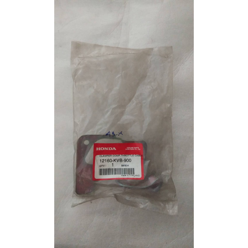 12160-KVB-900 แผ่นยึดสายคันเร่ง VARIO 110 CLICK110 2006 อะไหล่แท้ HONDA