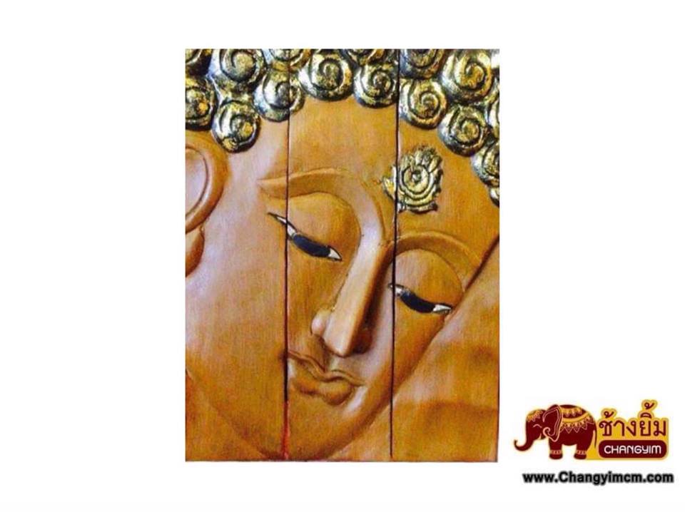 หน้าพระแกะสลัก ( แยก3ชิ้น )