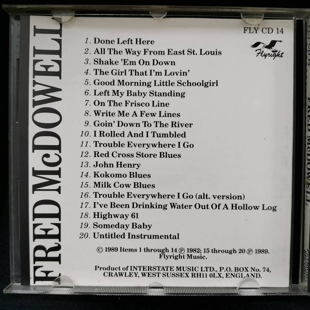 Fred McDowell – Fred McDowell / FRANCE / แผ่นสวย