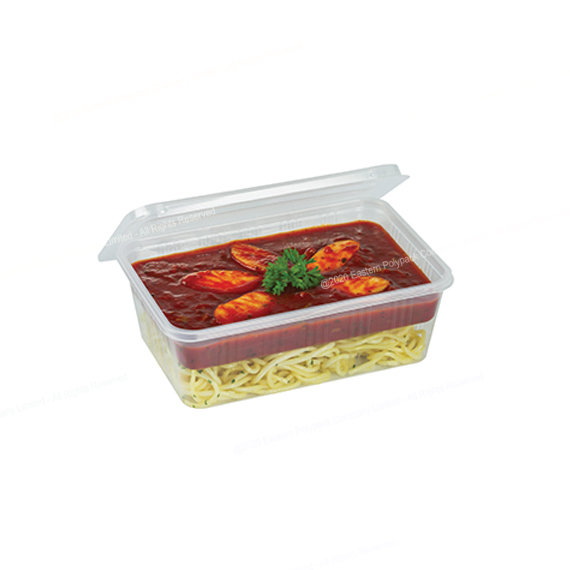 (ยกลัง) กล่องอาหาร 2 ชั้น พร้อมฝา EPP ความจุ 1000 ml. บรรจุ 25 ชุด x 10 ห่อ (09-7161-11)