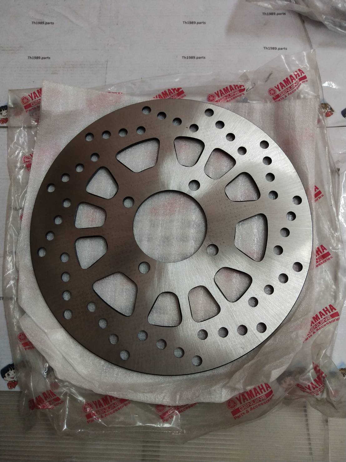 จานดิสค์เบรค NOUVO SX ปี 2012 อะไหล่แท้ YAMAHA 2B5-F582U-00 รหัสทดแทน 1FC-F582U-21