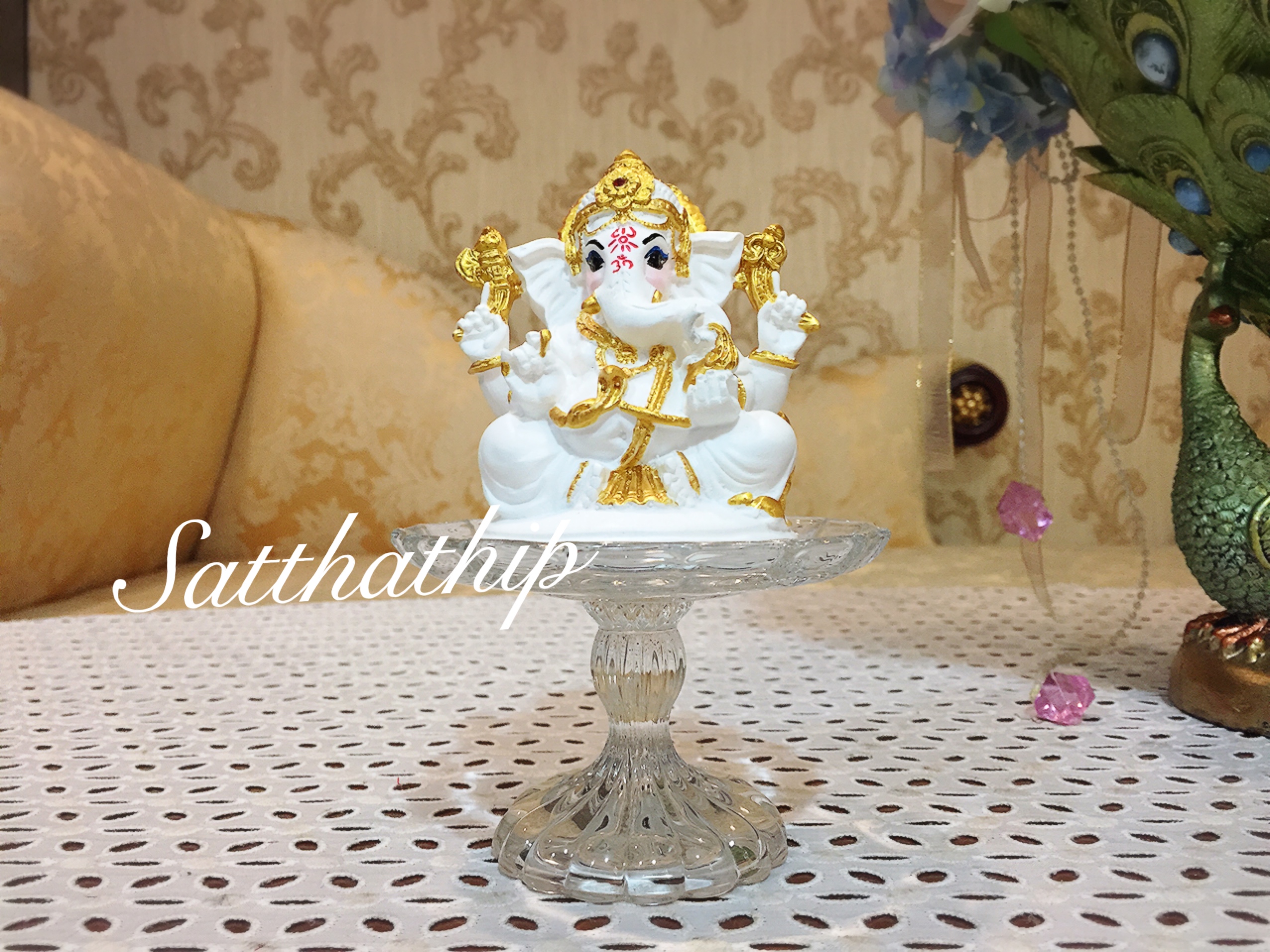 พระพิฆเนศ ปางสัมปทายะคเณศ (เซรามิก) - Ganesha: Lord of Success