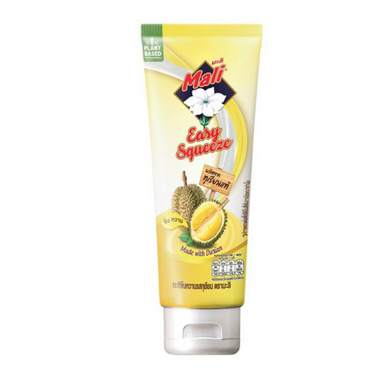 มะลิหลอดบีบ กะทิข้นหวานรสทุเรียน Mali Easy Squeeze Durian Flavoured Sweetened Condensed Coconut Milk 140 g. (05-9185)