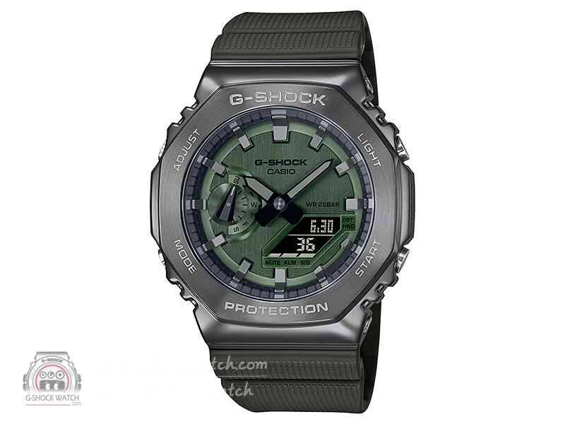 CASIO G-SHOCK นาฬิกาข้อมือ นาฬิกากันน้ำ นาฬิกาของแท้ ประกันศูนย์ CMG 1 ปี รุ่น GM-2100B-3A