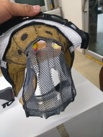 ซ่อมฟองน้ำหมวกกันน๊อค arai และ ทุกยี่ห้อที่ถอดนวมได้